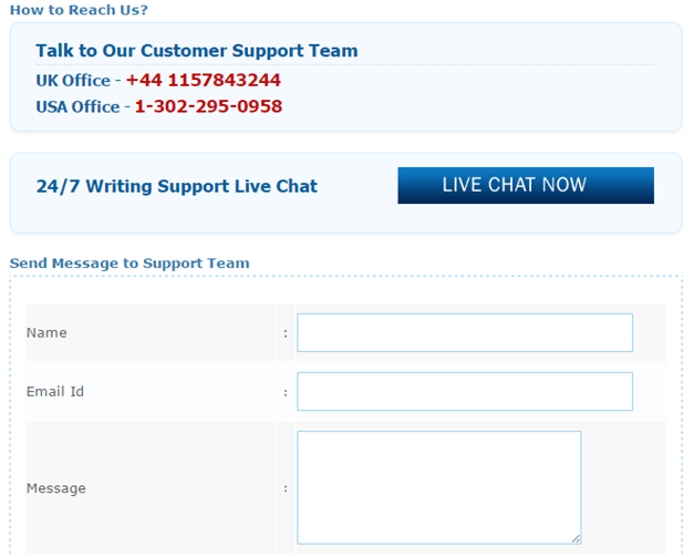 DissertationCapital.com customer support