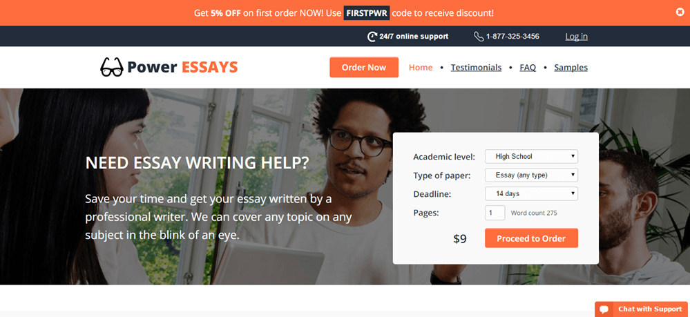 Power-Essays.com navigation