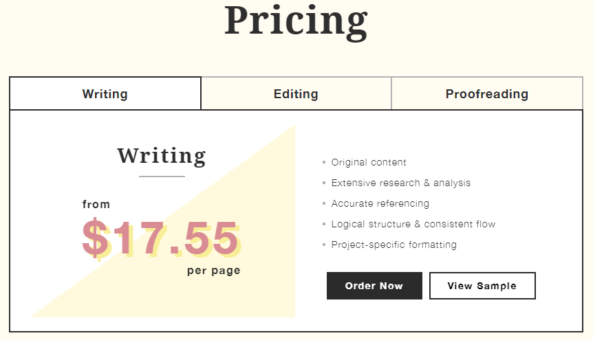 MyPaperWriter.com prices