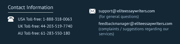 eliteessaywriters.com customer service