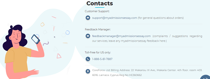 myadmissionsessay.com customer support