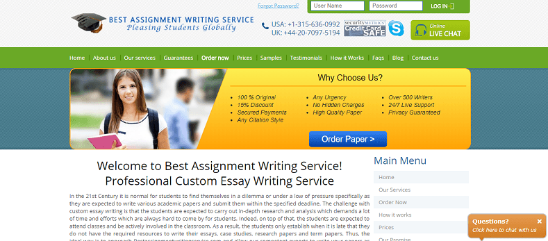 bestassignmentwritingservice com website