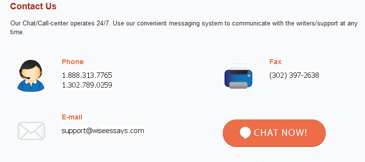 wiseessays.com customer service