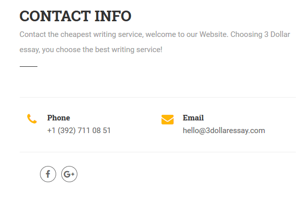 3dollaressay.com customer service