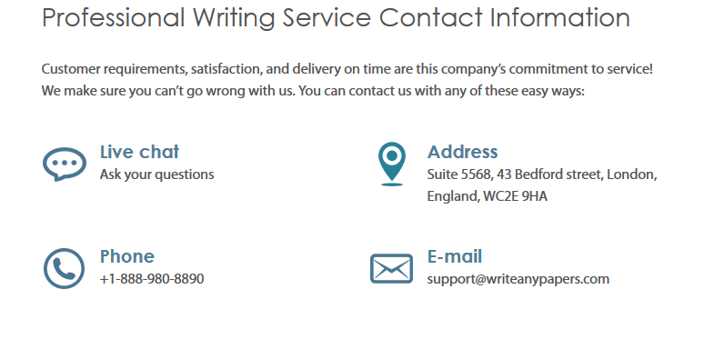 writeanypapers.com customer service