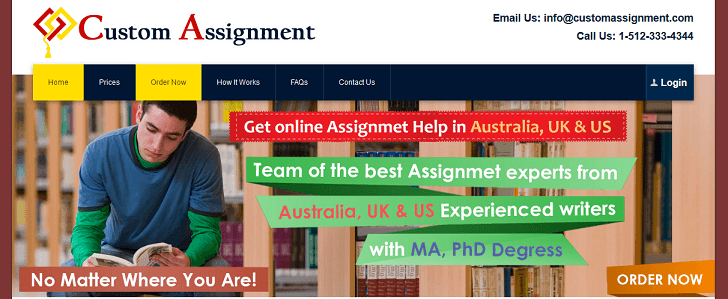 customassignment.com website