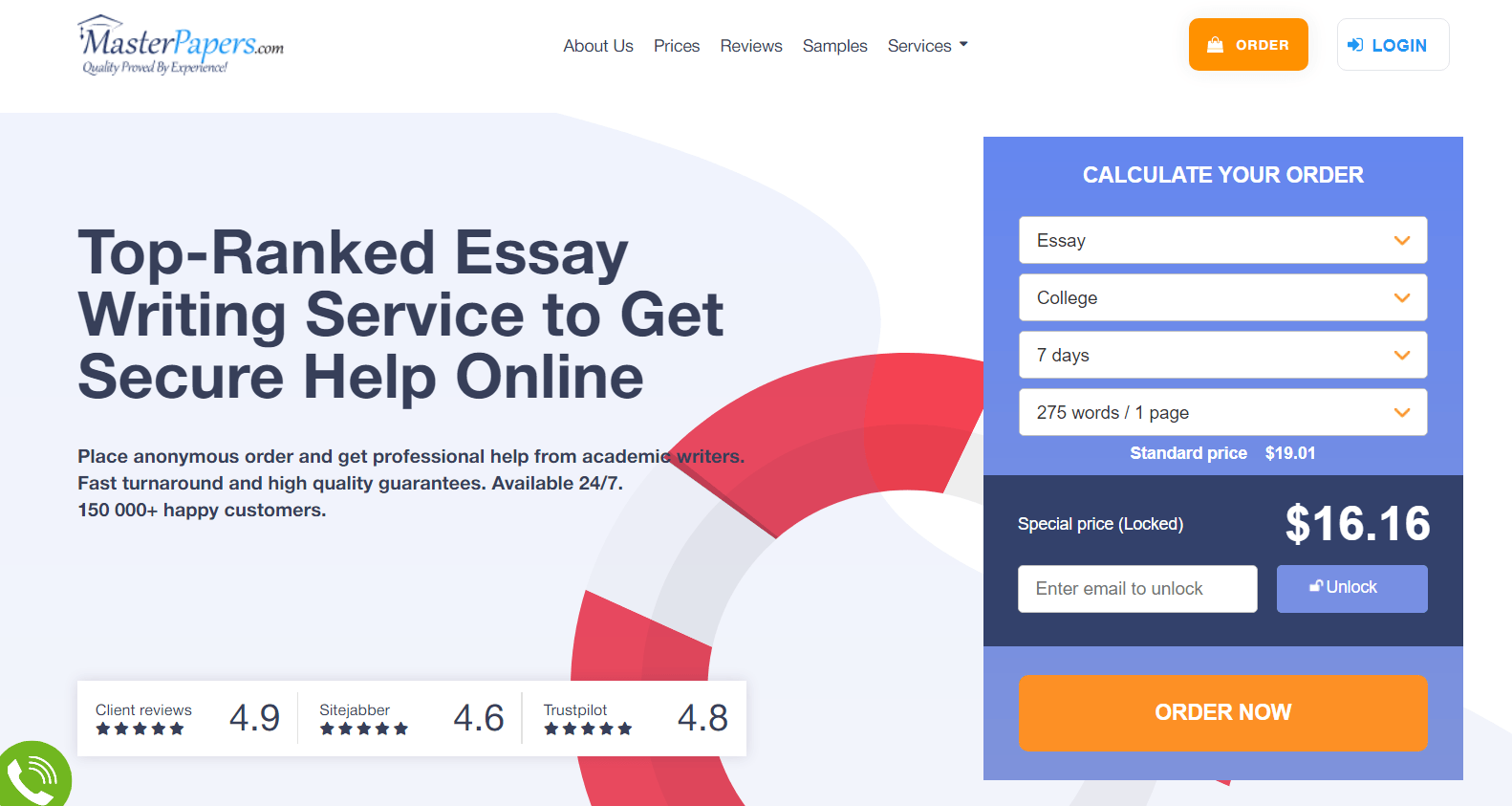 masterpapers.com website